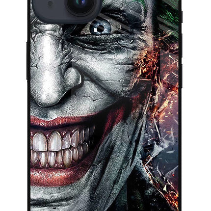 Joker Cam iPhone 14 Glass Case Back Cover by Casekaro