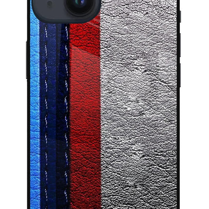BMW Stripes iPhone 14 Glass Case