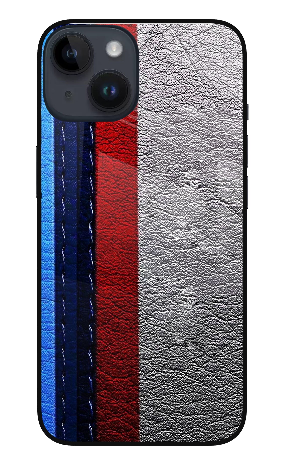 BMW Stripes iPhone 14 Glass Case