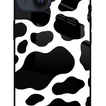 Cow Spots iPhone 14 Glass Case