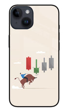 Bull Trading Momentum iPhone 14 Glass Case
