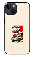 Classic Porsche 911 iPhone 14 Glass Case
