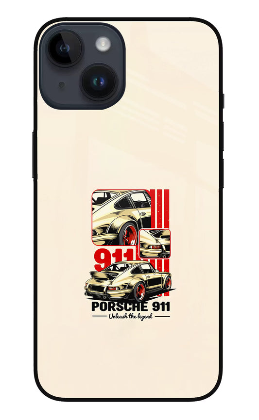 Classic Porsche 911 iPhone 14 Glass Case