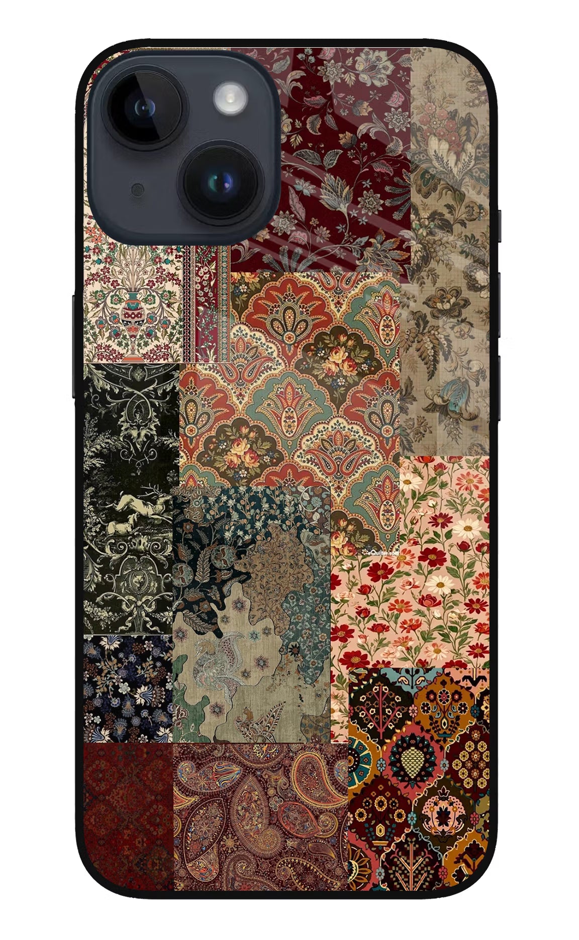 Desi Print iPhone 14 Glass Case