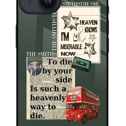The Smiths iPhone 14 Glass Case Back Cover by Casekaro