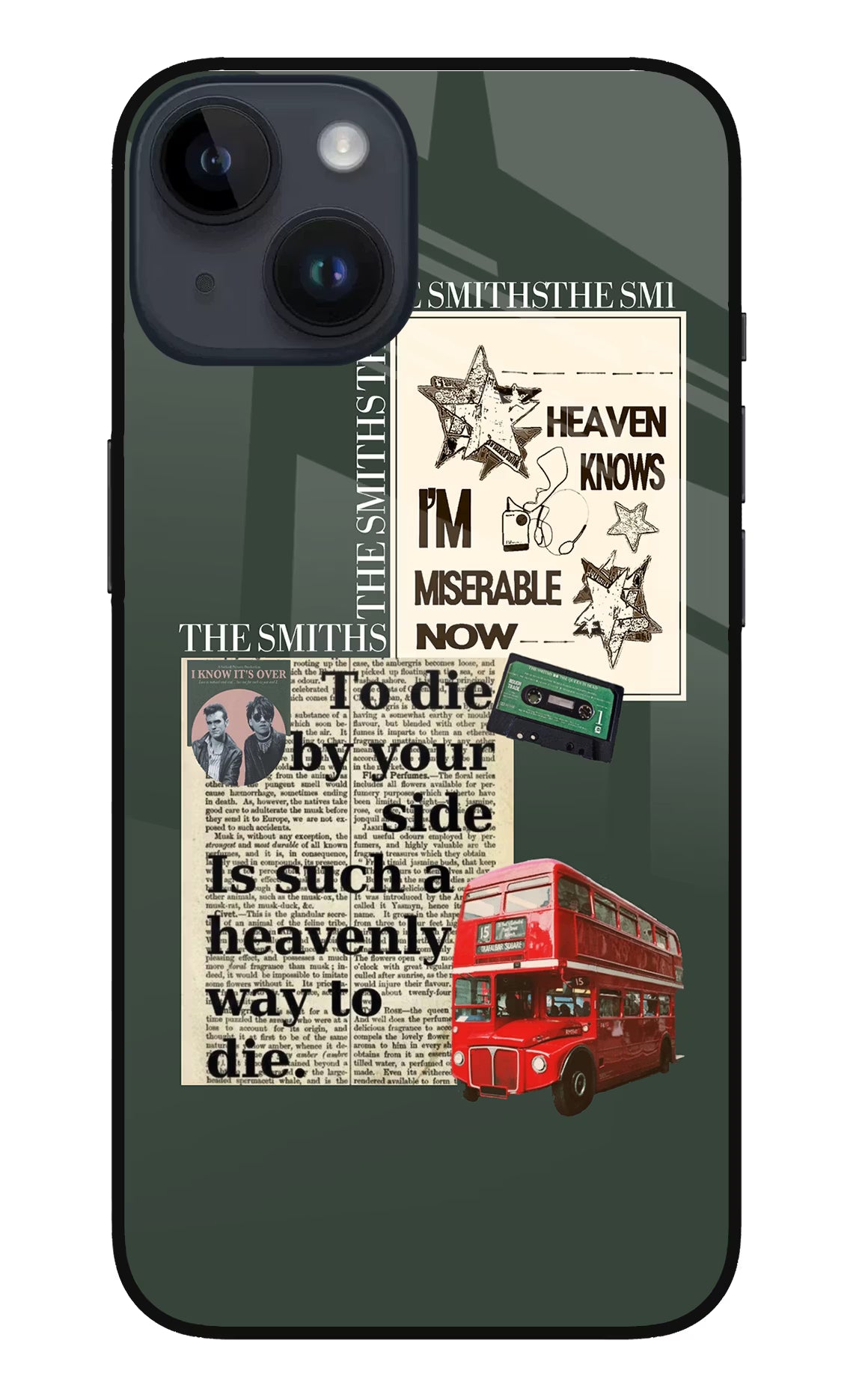 The Smiths iPhone 14 Glass Case Back Cover by Casekaro