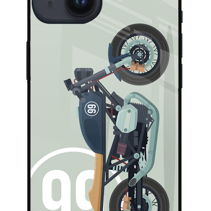 Classic Cafe Racer 99 iPhone 14 Glass Case