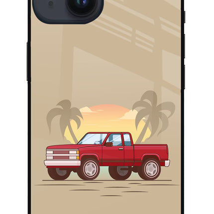 Desert Classic Drive iPhone 14 Glass Case