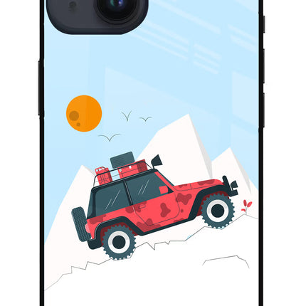Mountain Trail Beast iPhone 14 Glass Case