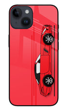 Red Velocity iPhone 14 Glass Case
