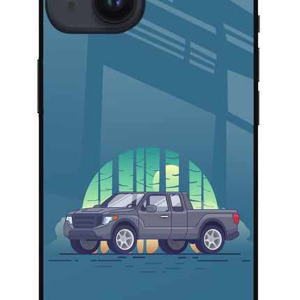 Retro Garage Vibe iPhone 14 Glass Case