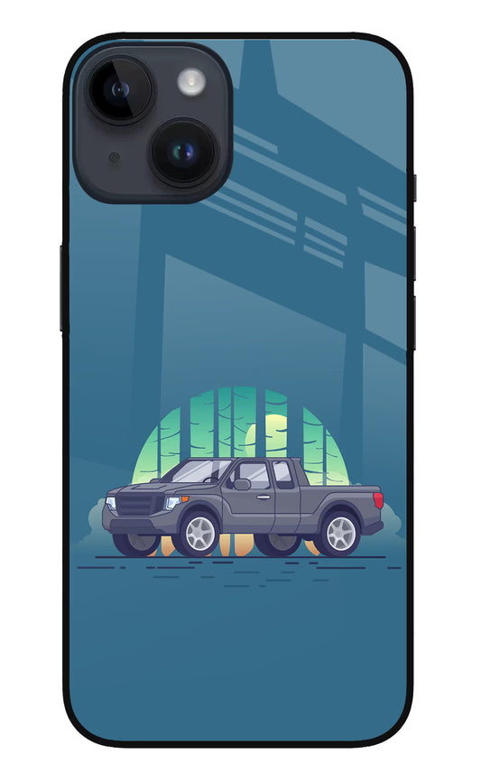 Retro Garage Vibe iPhone 14 Glass Case