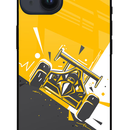 Track King iPhone 14 Glass Case