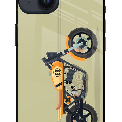 Vertical Speedster iPhone 14 Glass Case