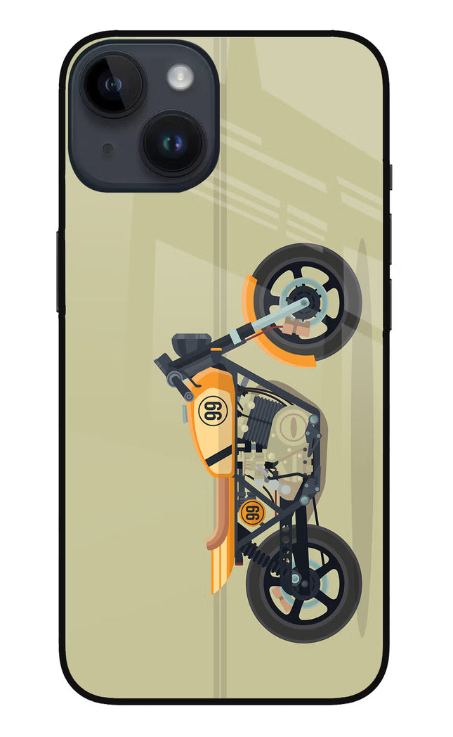 Vertical Speedster iPhone 14 Glass Case