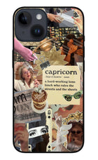 Capricorn Zodiac iPhone 14 Glass Case