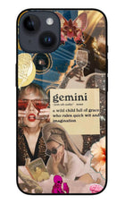 Gemini Zodiac iPhone 14 Glass Case