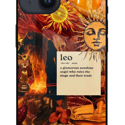 Leo Zodiac iPhone 14 Glass Case