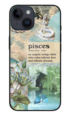 Pisces Zodiac iPhone 14 Glass Case
