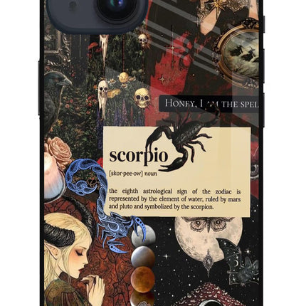 Scorpio Zodiac iPhone 14 Glass Case