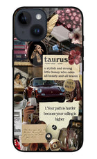 Taurus Zodiac iPhone 14 Glass Case