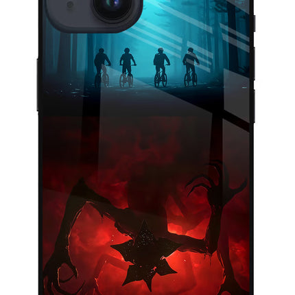 Ordinary Things Downside Up iPhone 14 Glass Case Back Cover by Casekaro