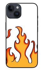 Fired Up – White iPhone 14 Glass Case