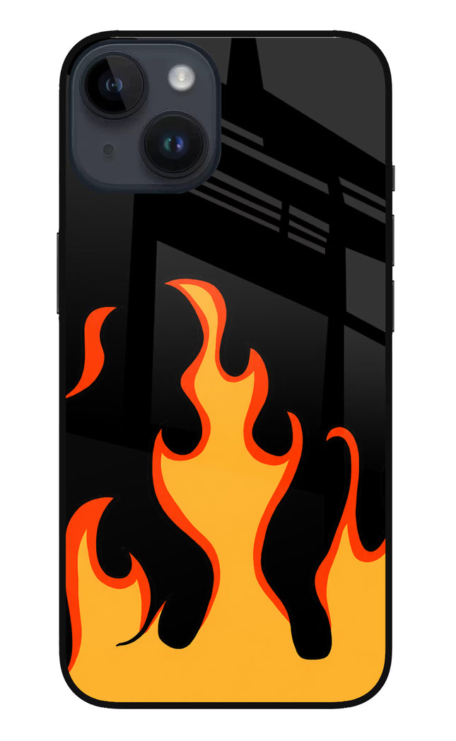 Fired Up – Black iPhone 14 Glass Case