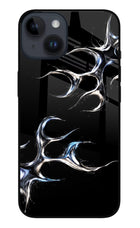 Chrome Tribal iPhone 14 Glass Case
