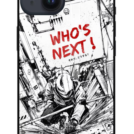 Who's Next iPhone 14 Glass Case Back Cover by Casekaro