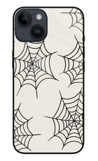 Spider Web iPhone 14 Glass Case