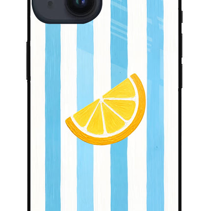 Summer Lemon iPhone 14 Glass Case