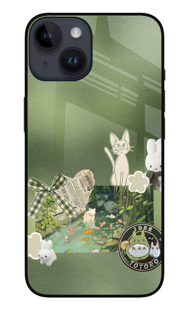 Aesthetic anime iPhone 14 Glass Case
