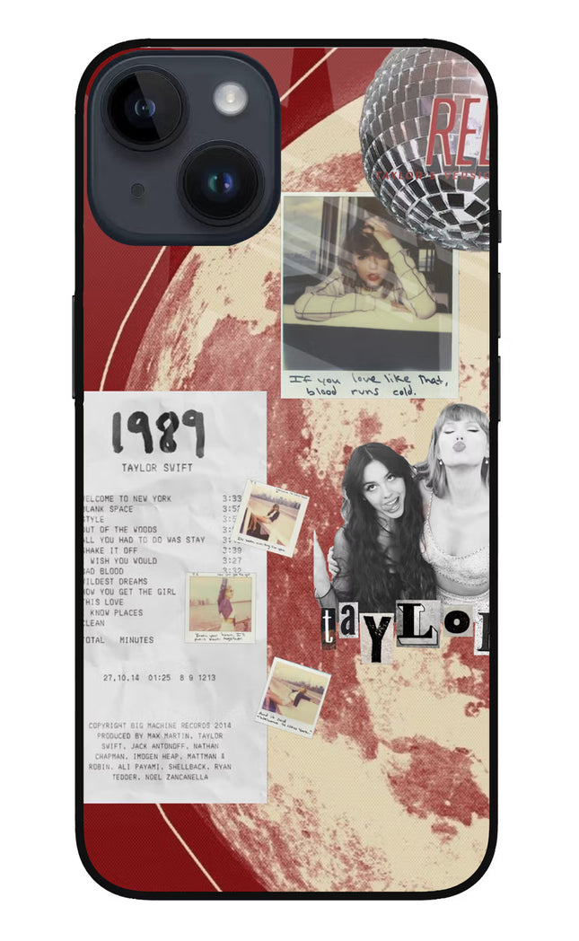 Taylor Swift iPhone 14 Glass Case