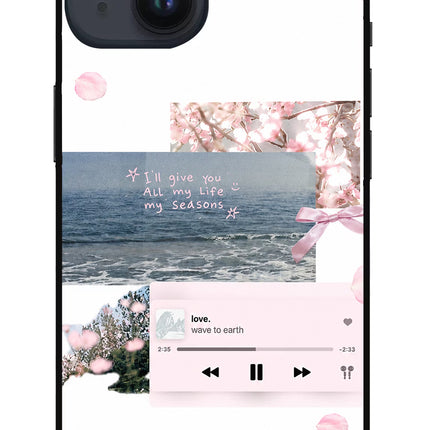 Wave to earth iPhone 14 Glass Case