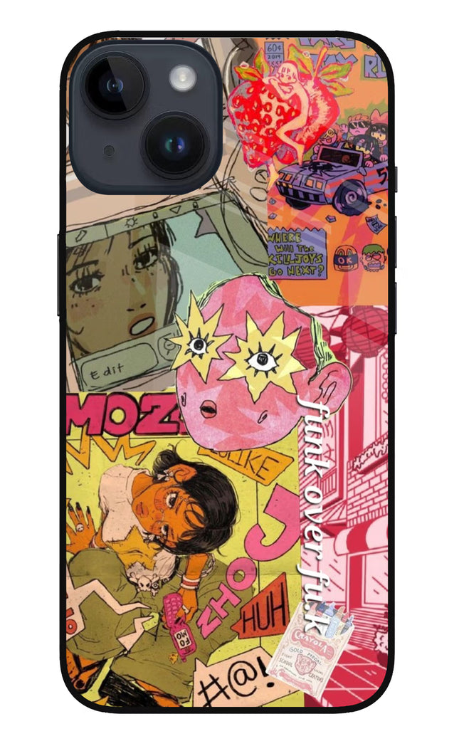 Funkover iPhone 14 Glass Case