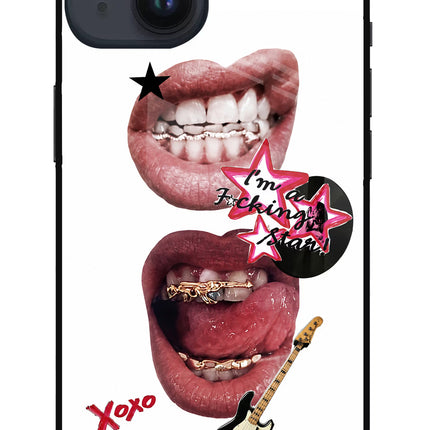 Rockstar iPhone 14 Glass Case