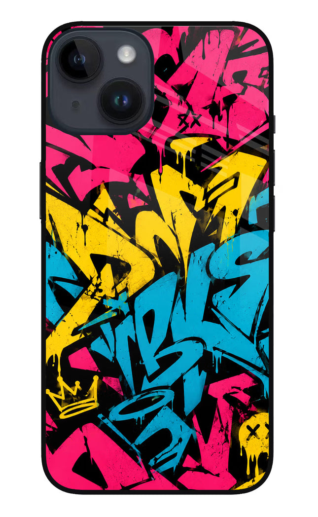Graffiti Vibe iPhone 14 Glass Case