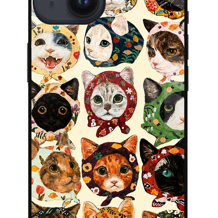 Cool Cat iPhone 14 Glass Case