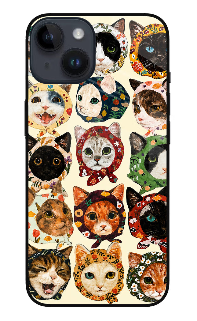 Cool Cat iPhone 14 Glass Case