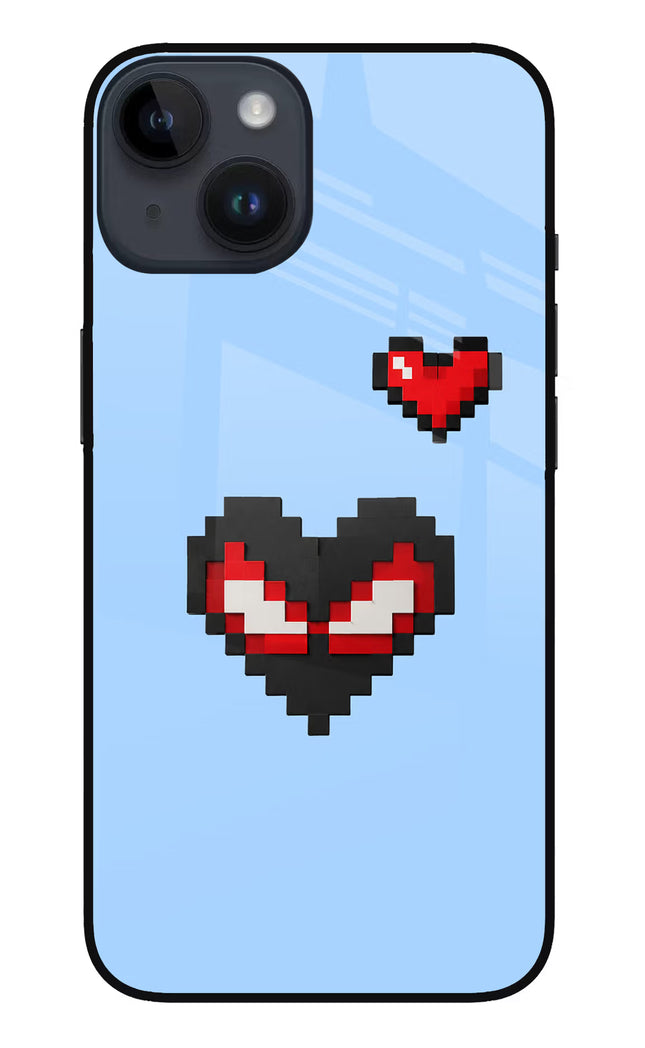 Peter Heart iPhone 14 Glass Case
