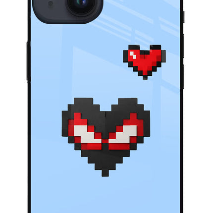 Peter Heart iPhone 14 Glass Case Back Cover by Casekaro