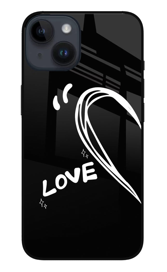 Love Line iPhone 14 Glass Case
