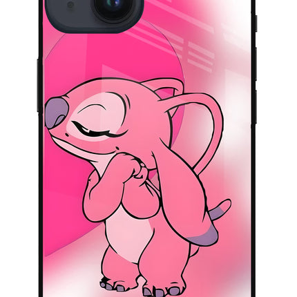 Angel Hug iPhone 14 Glass Case Back Cover by Casekaro