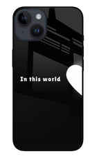 This World iPhone 14 Glass Case