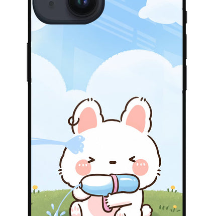 Bunny Treat iPhone 14 Glass Case