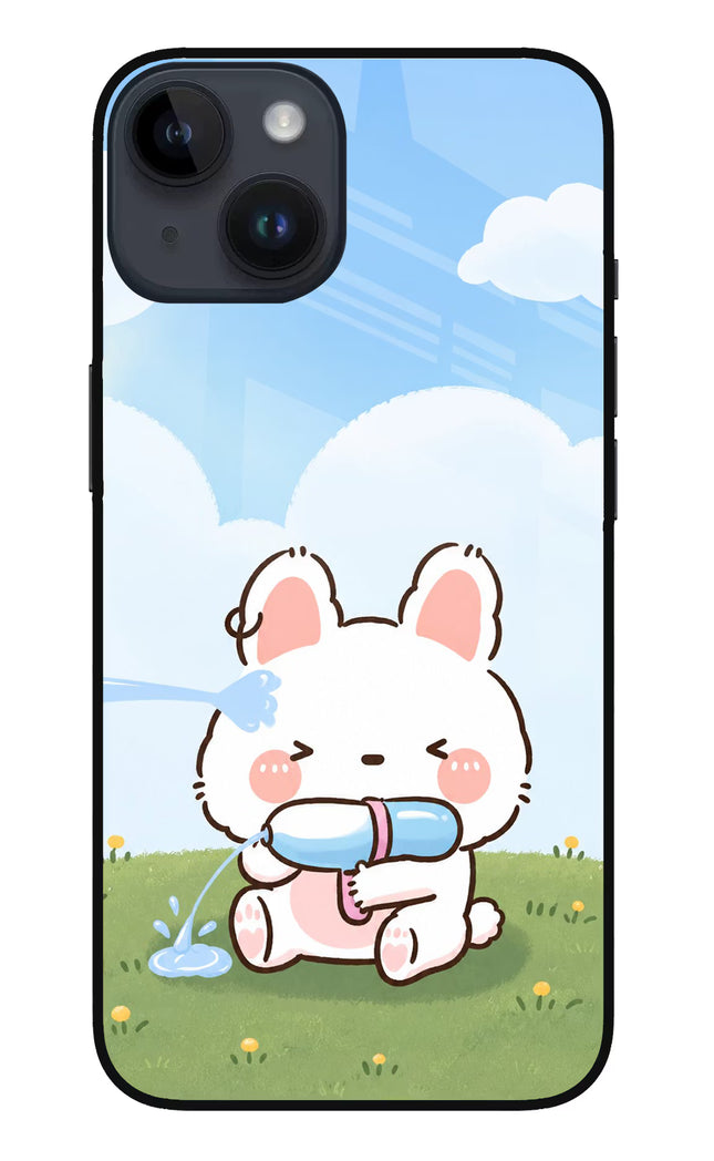 Bunny Treat iPhone 14 Glass Case