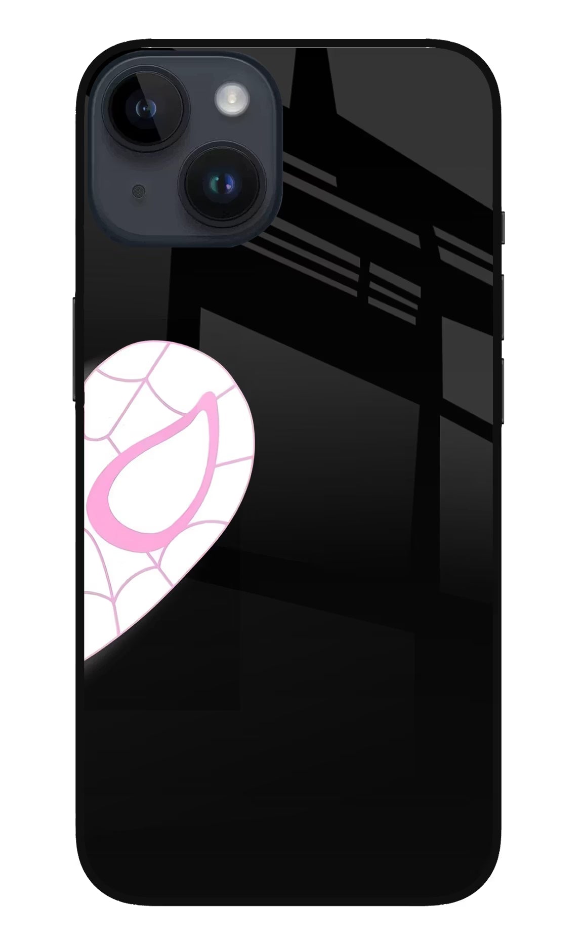 Gwen Mask iPhone 14 Glass Case