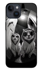 Hood Cats iPhone 14 Glass Case