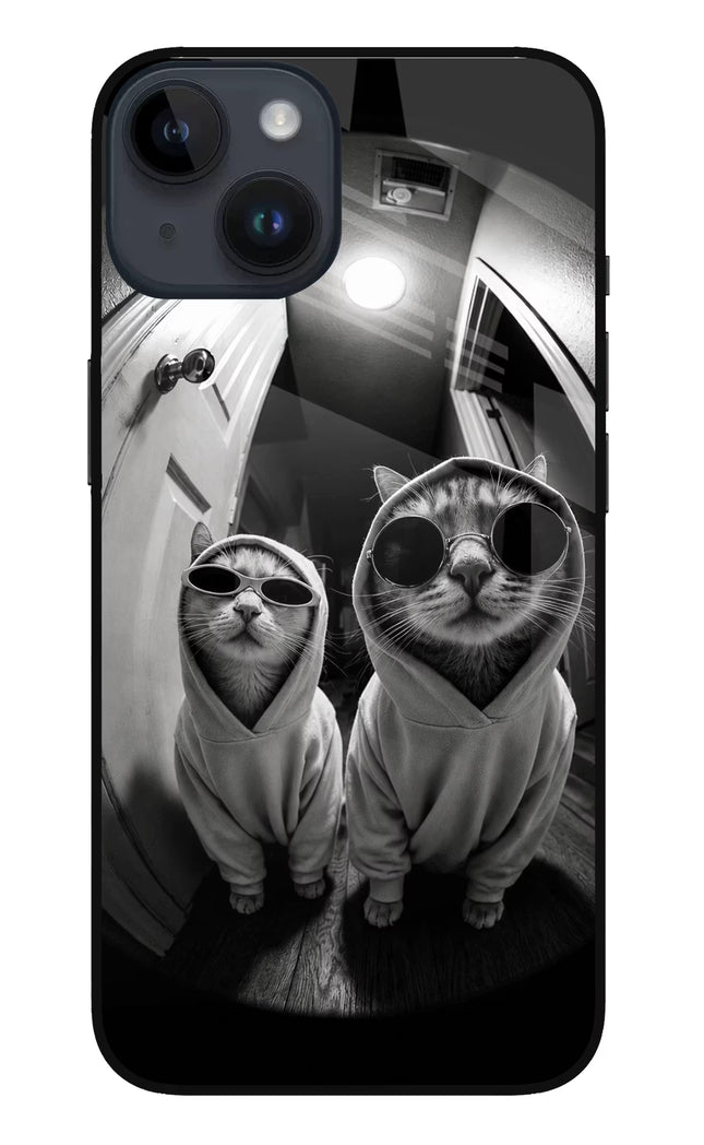 Hood Cats iPhone 14 Glass Case